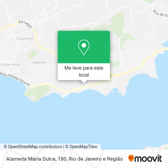 Alameda Maria Dulce, 180 mapa