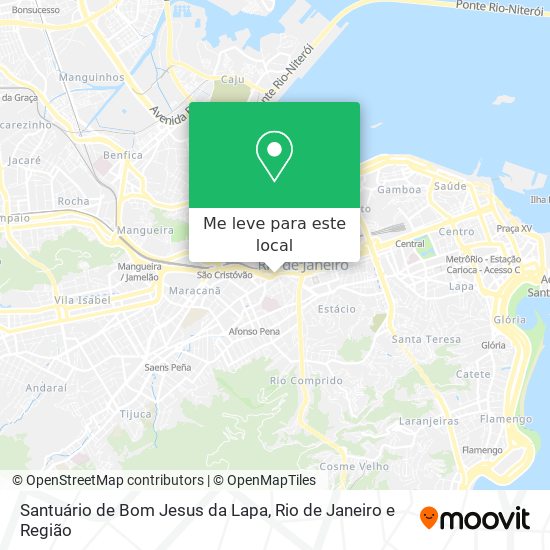 Santuário de Bom Jesus da Lapa mapa