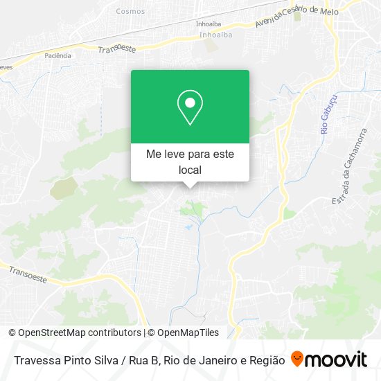 Travessa Pinto Silva / Rua B mapa