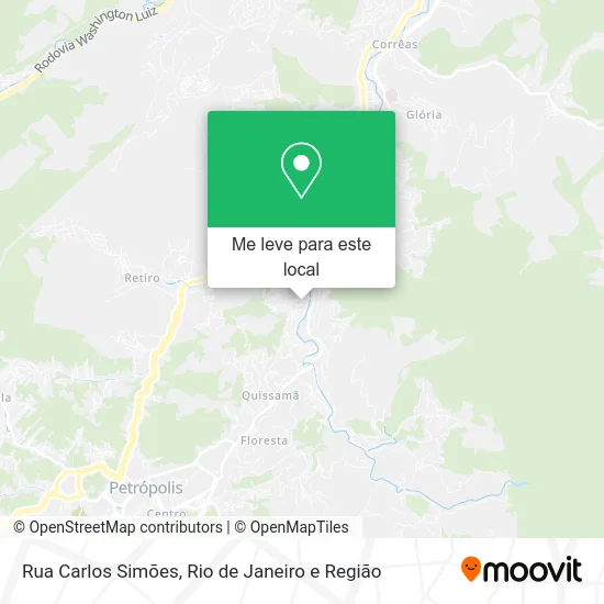 Rua Carlos Simões mapa