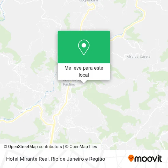 Hotel Mirante Real mapa