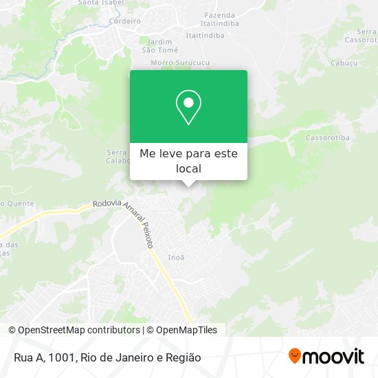 Rua A, 1001 mapa