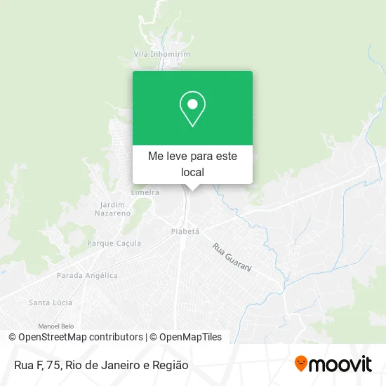 Rua F, 75 mapa