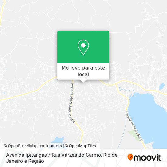 Avenida Ipitangas / Rua Várzea do Carmo mapa