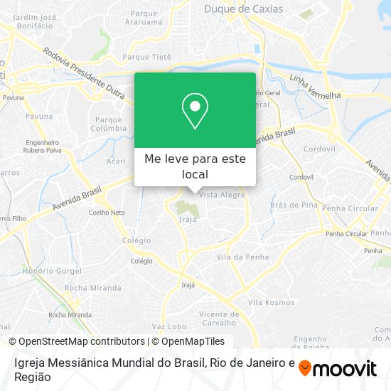 Igreja Messiânica Mundial do Brasil mapa