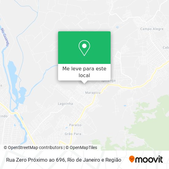 Rua Zero Próximo ao 696 mapa
