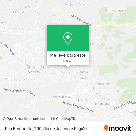 Rua Bemposta, 200 mapa