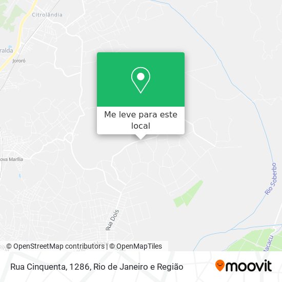 Rua Cinquenta, 1286 mapa