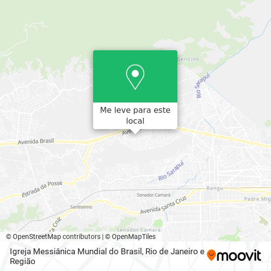 Igreja Messiânica Mundial do Brasil mapa