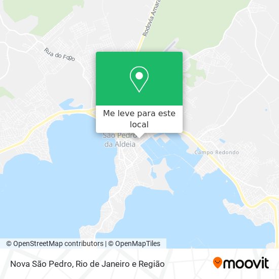 Nova São Pedro mapa