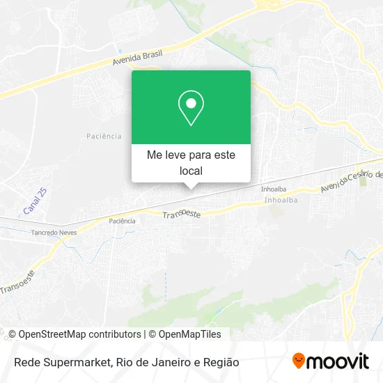 Rede Supermarket mapa