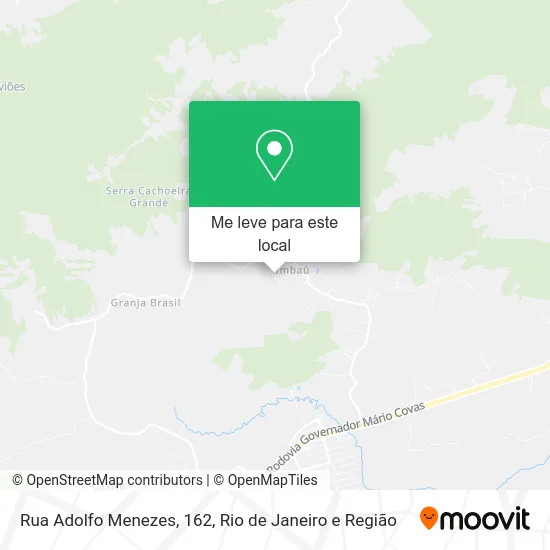 Rua Adolfo Menezes, 162 mapa