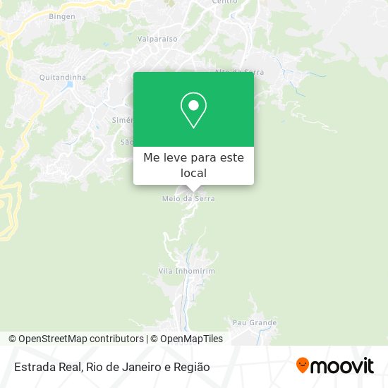 Estrada Real mapa