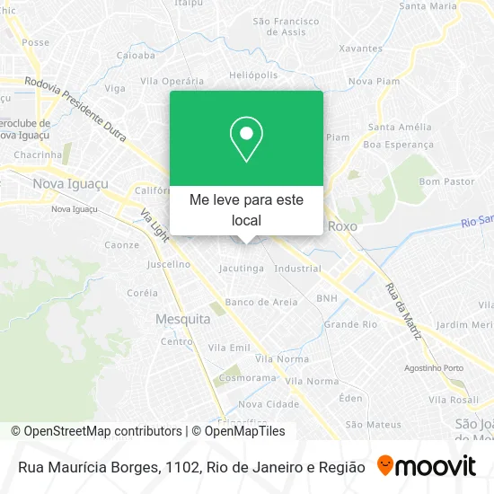 Rua Maurícia Borges, 1102 mapa