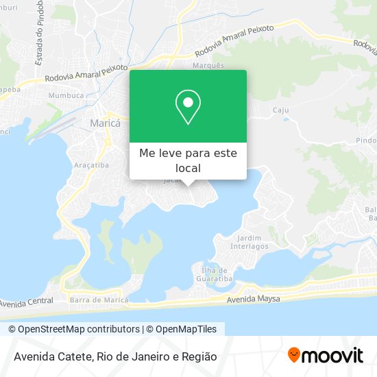 Avenida Catete mapa