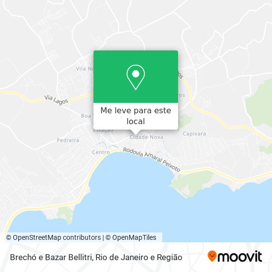 Brechó e Bazar Bellitri mapa
