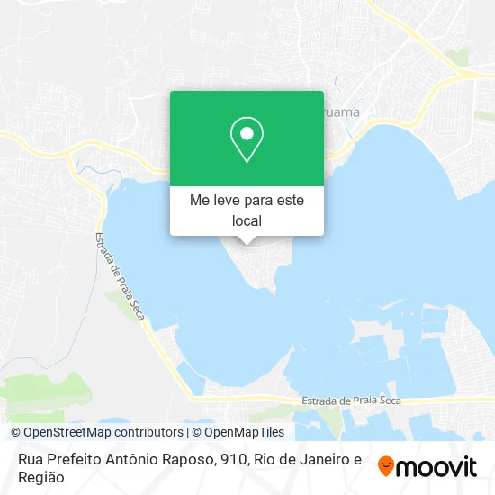 Rua Prefeito Antônio Raposo, 910 mapa
