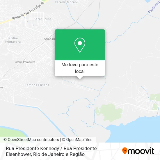 Rua Presidente Kennedy / Rua Presidente Eisenhower mapa