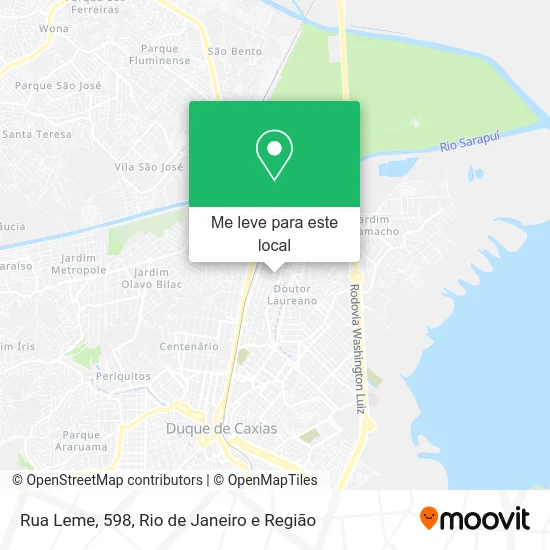 Rua Leme, 598 mapa