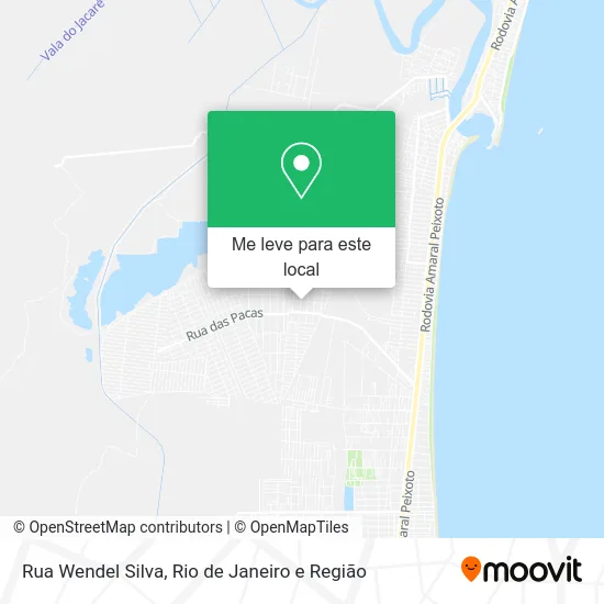 Rua Wendel Silva mapa