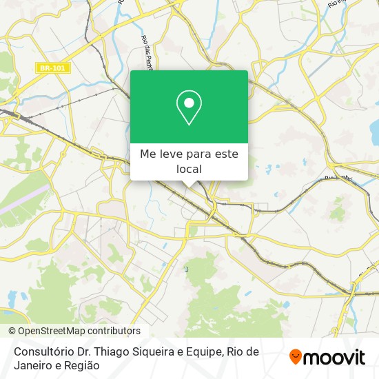 Consultório Dr. Thiago Siqueira e Equipe mapa