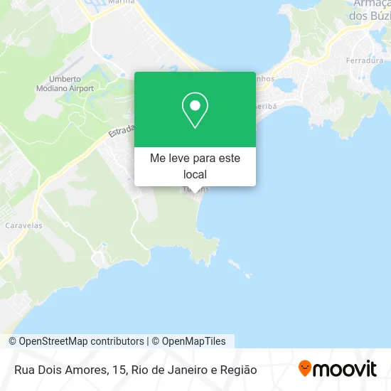 Rua Dois Amores, 15 mapa