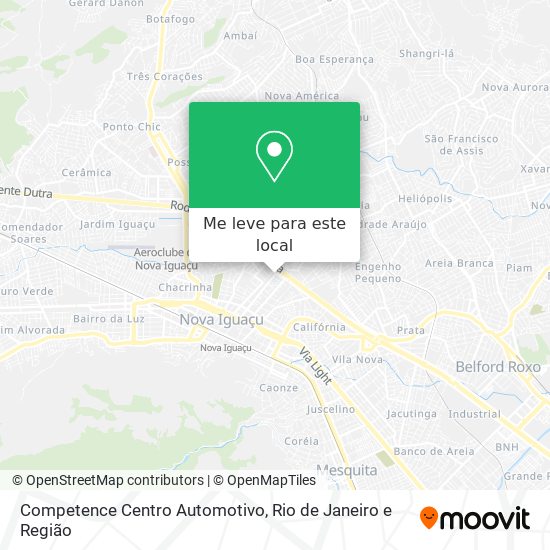 Competence Centro Automotivo mapa