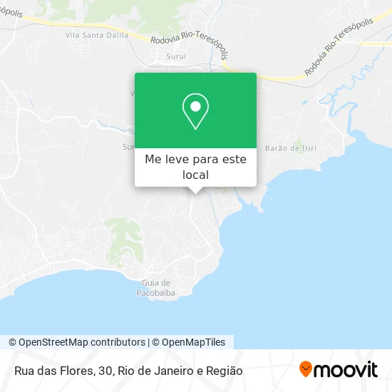 Rua das Flores, 30 mapa