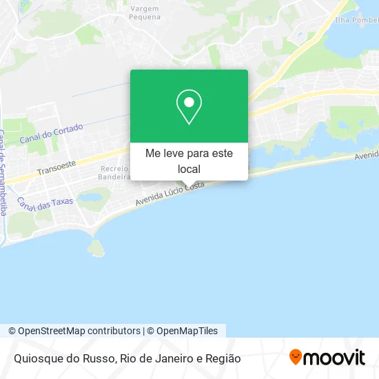 Quiosque do Russo mapa