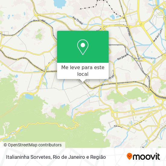 Italianinha Sorvetes mapa