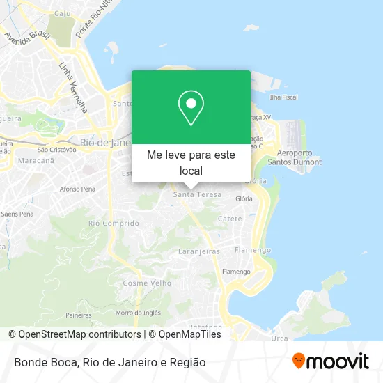 Bonde Boca mapa