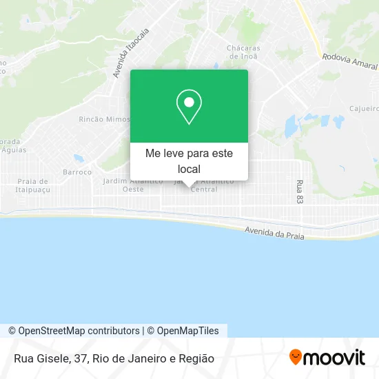 Rua Gisele, 37 mapa