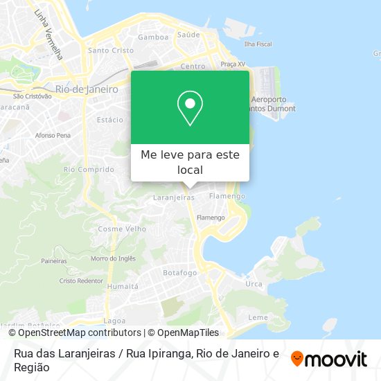 Rua das Laranjeiras / Rua Ipiranga mapa