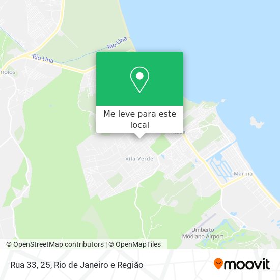 Rua 33, 25 mapa