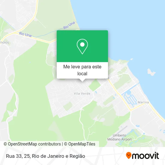 Rua 33, 25 mapa