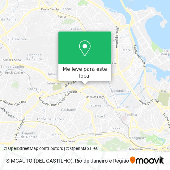 SIMCAUTO (DEL CASTILHO) mapa