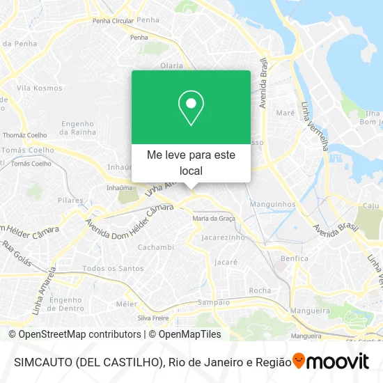 SIMCAUTO (DEL CASTILHO) mapa