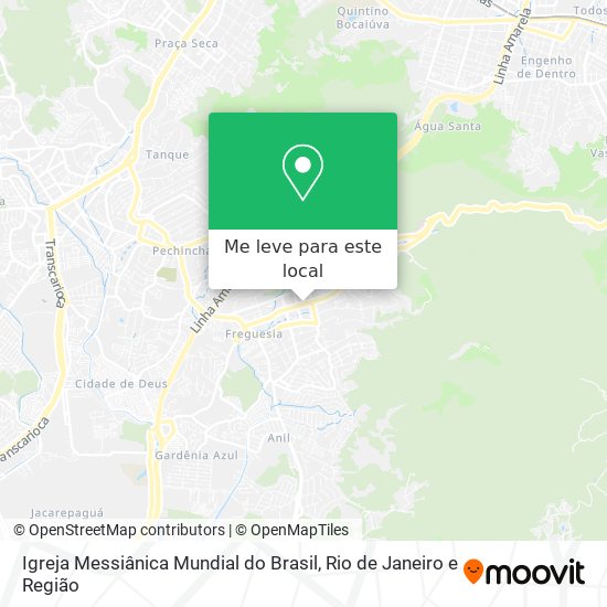 Igreja Messiânica Mundial do Brasil mapa