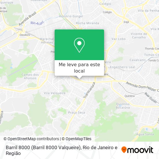 Barril 8000 (Barril 8000 Valqueire) mapa