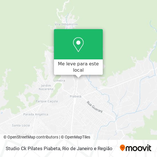 Studio Ck Pilates Piabeta mapa