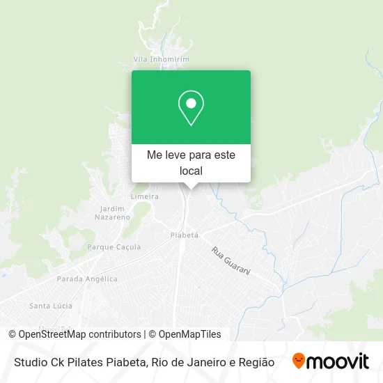 Studio Ck Pilates Piabeta mapa