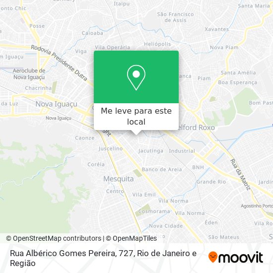 Rua Albérico Gomes Pereira, 727 mapa