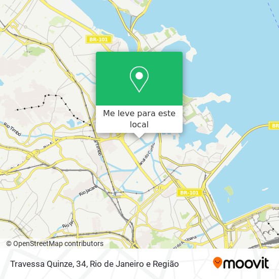 Travessa Quinze, 34 mapa