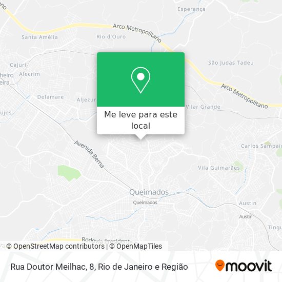 Rua Doutor Meilhac, 8 mapa