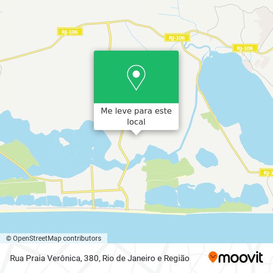 Rua Praia Verônica, 380 mapa