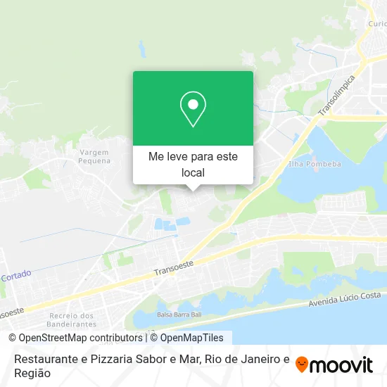 Restaurante e Pizzaria Sabor e Mar mapa