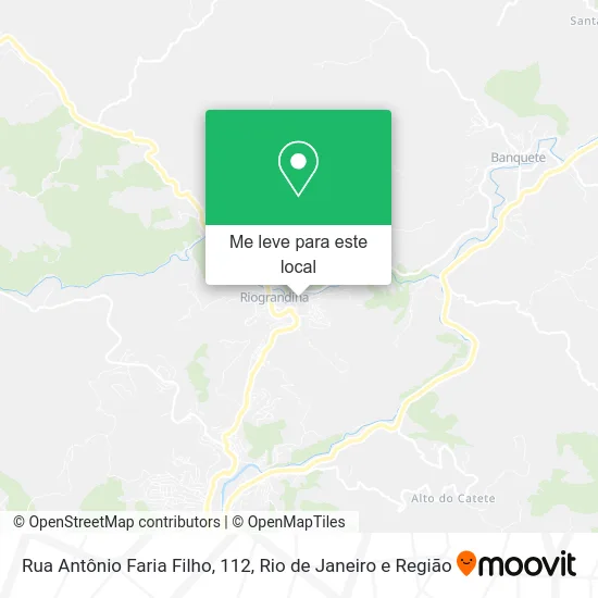 Rua Antônio Faria Filho, 112 mapa