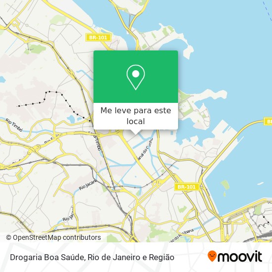 Drogaria Boa Saúde mapa