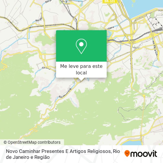 Novo Caminhar Presentes E Artigos Religiosos mapa