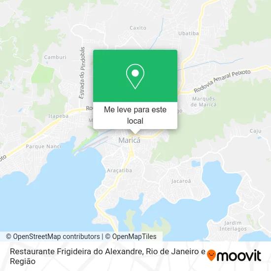 Restaurante Frigideira do Alexandre mapa